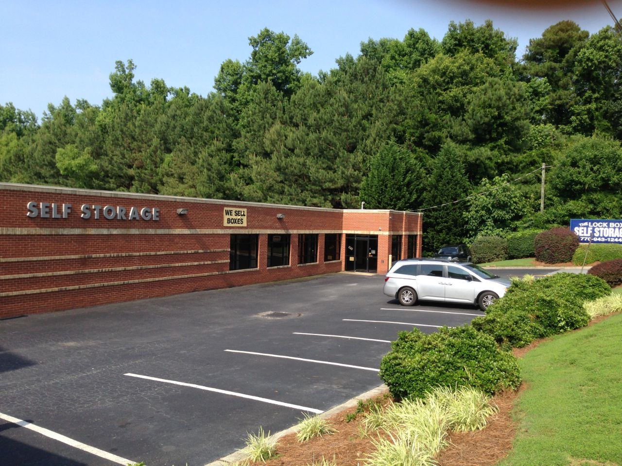 The Lock Box Self Storage facility in Hiram, GA